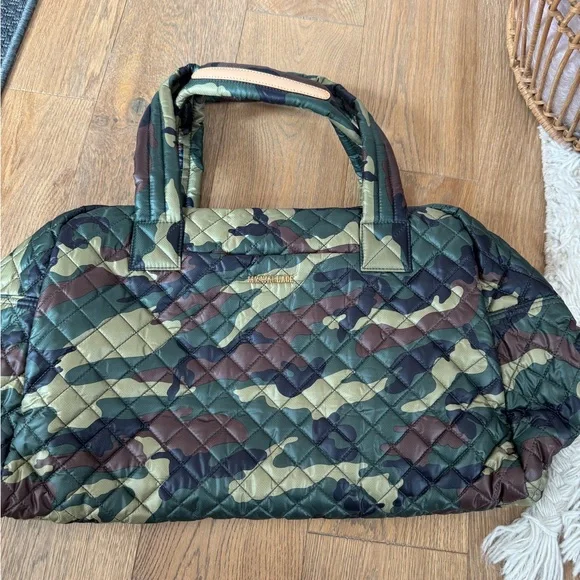 MZ Wallace Green Camouflage Jim Quilted Bag - Picture 3 of 7